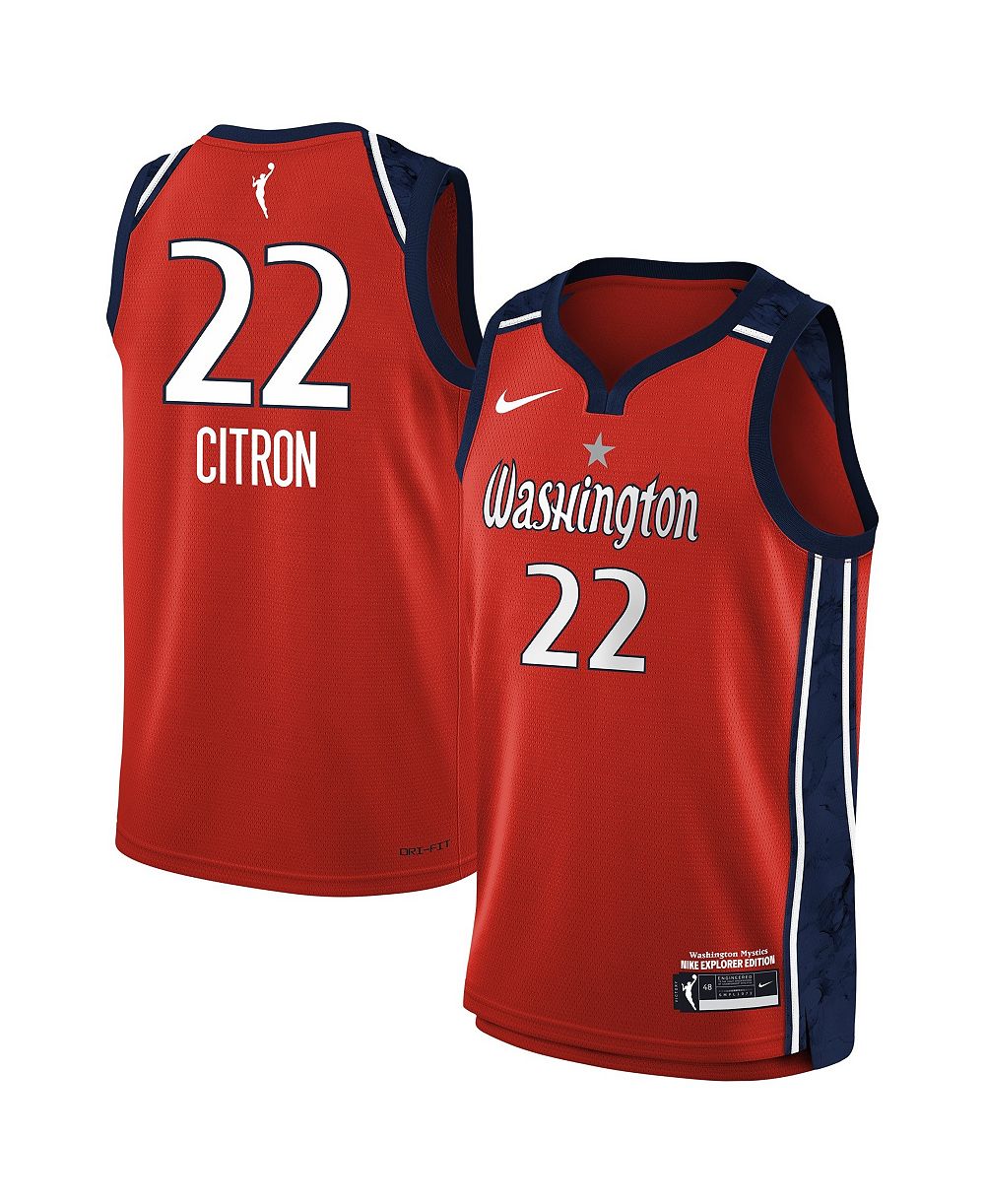 Детская джерси Nike Sonia Citron Red Washington Mystics Explorer Edition