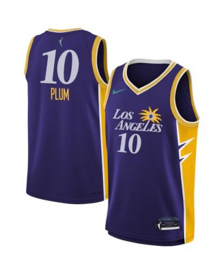 Nike джерси Nike Kelsey Plum Purple Los Angeles Sparks Explorer Edition для мальчиков и девочек