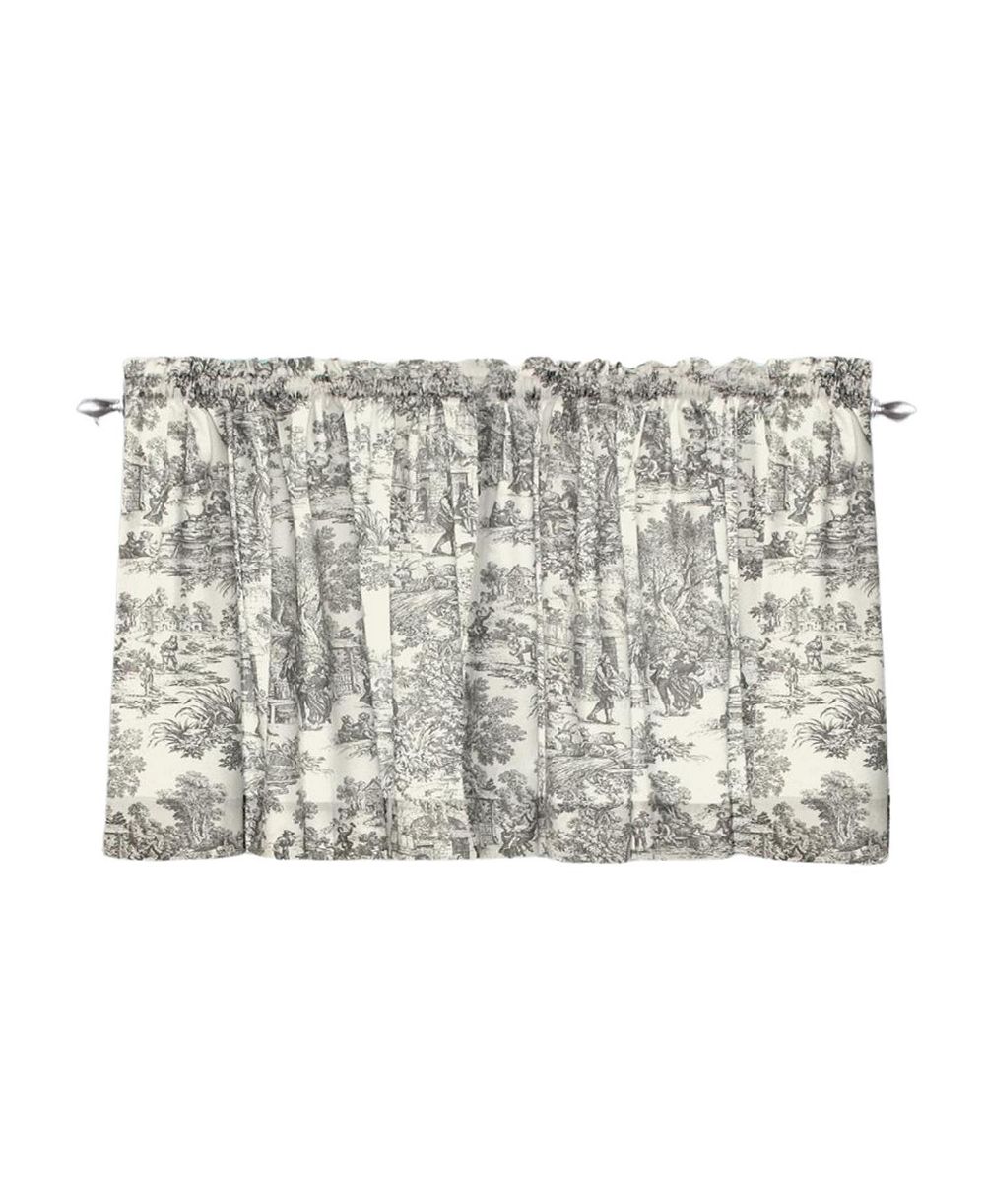 Шторы Ellis Curtain Victoria Park Toile Design 2-Piece Window Rod Pocket Pair