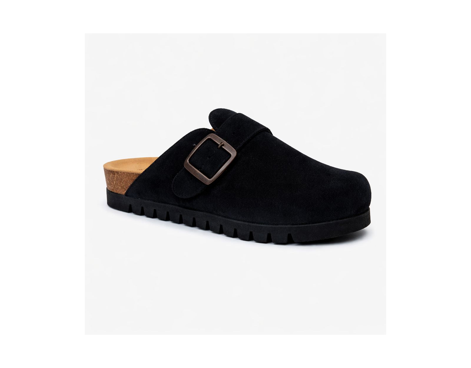 Plakton Women's Clog in Suede Bell
