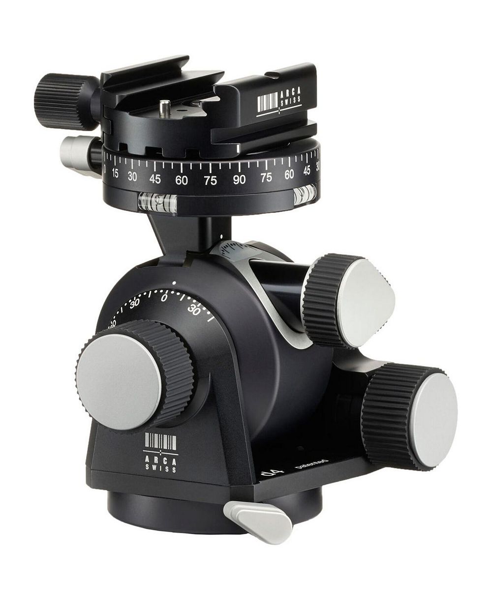 Arca Swiss d4 Geared Tripod Head with Quick Set FlipLock Device