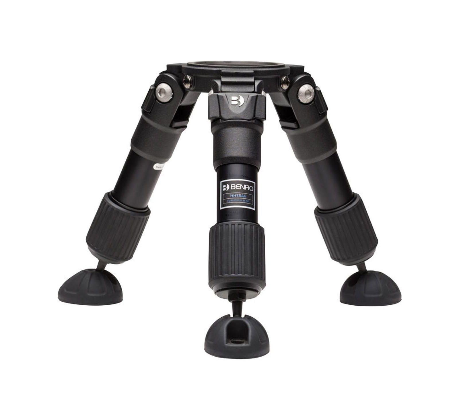 Benro HH75AV 75mm Bowl 165lbs Capacity Video Hi-Hat Tripod