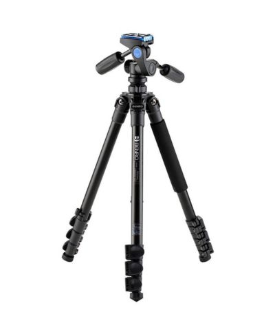 Benro Тренога Benro Adventure из алюминия с 4 секциями и головкой HD1A 3-Way Pan/Tilt