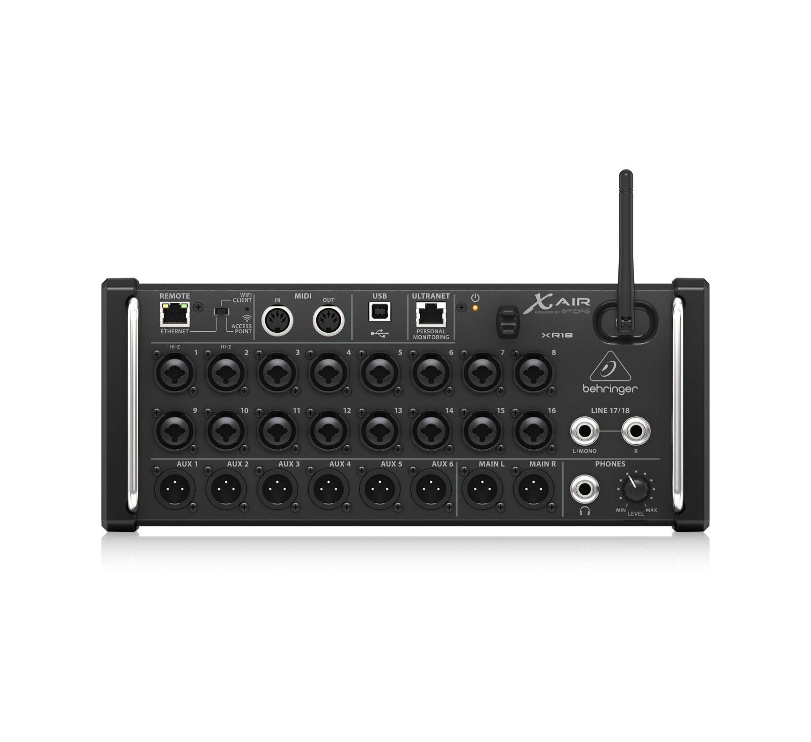Behringer XAir XR18 беспроводной цифровой микшер 18 каналов 12 шин для iPad/Android планшета