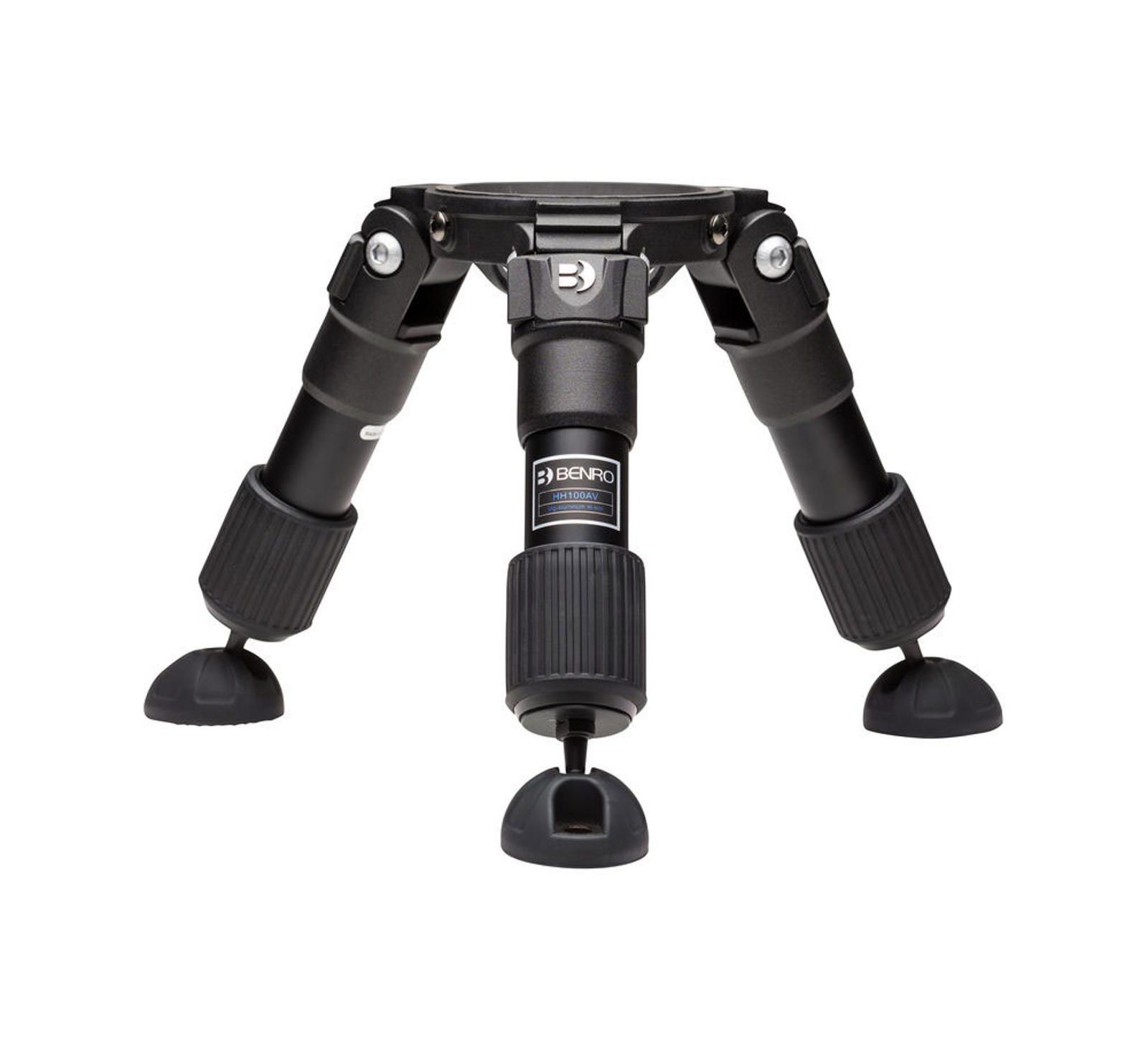Видеоштатив Benro HH100AV Hi-Hat с чашей 100mm, нагрузка 220lbs, макс. высота 11"