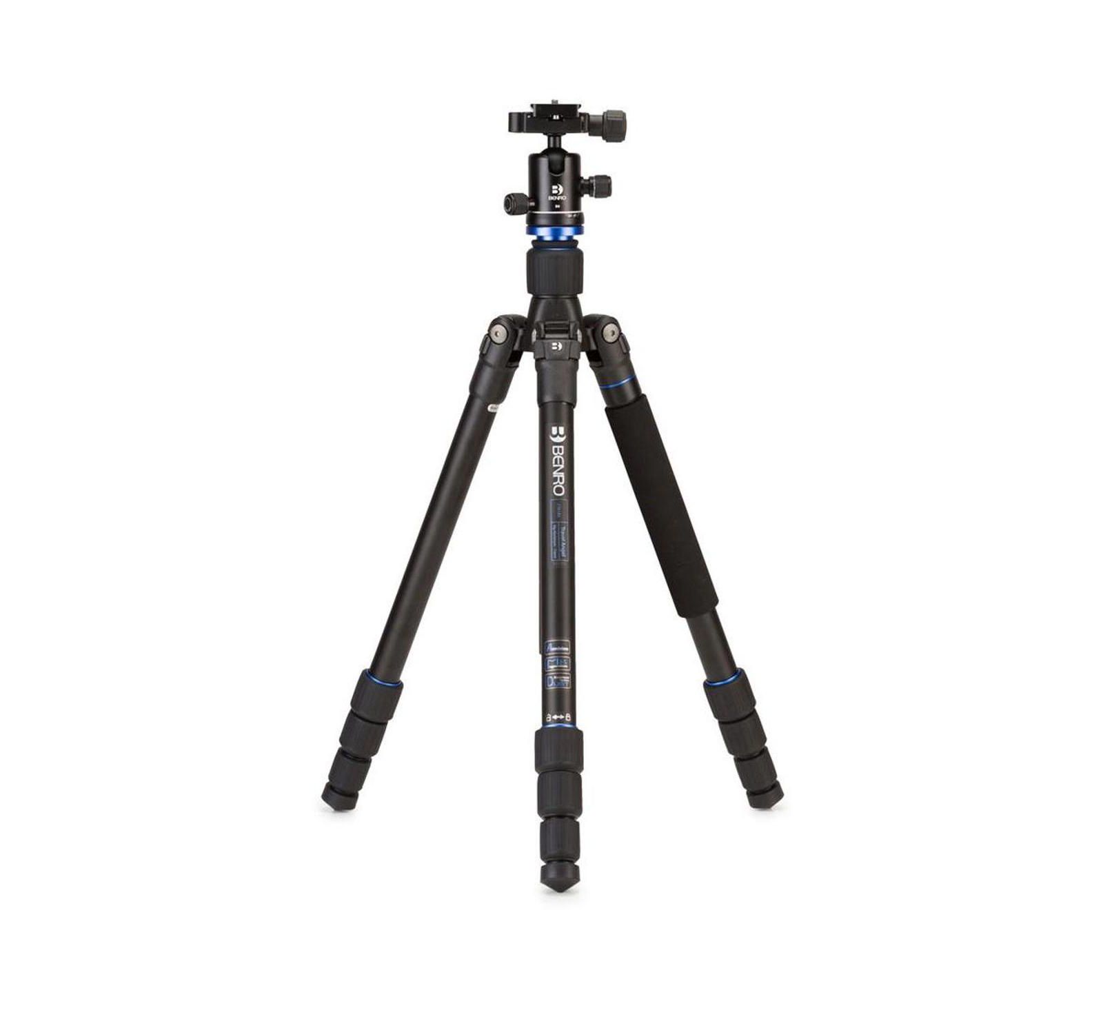 Benro Travel Angel FTA18AB0 4-Section Aluminum Ball Head Tripod/Monopod for Arca-Swiss Plate