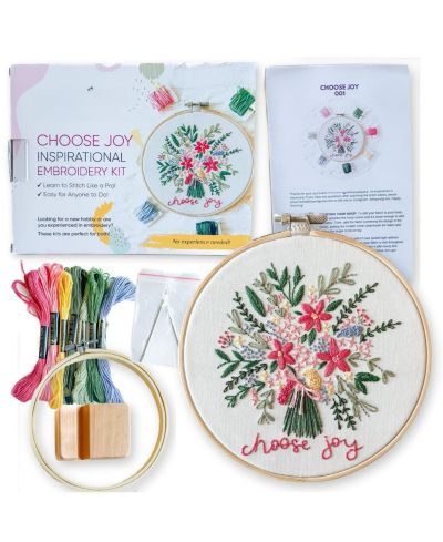Набор для вышивания GNUADZ Elly Grace Hoop Kit