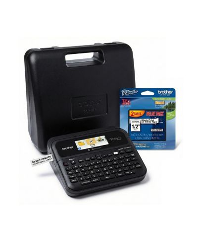 Brother P-touch PT-D610BT этикетопечатная машина с твердым чехлом и набором ламинированной ленты