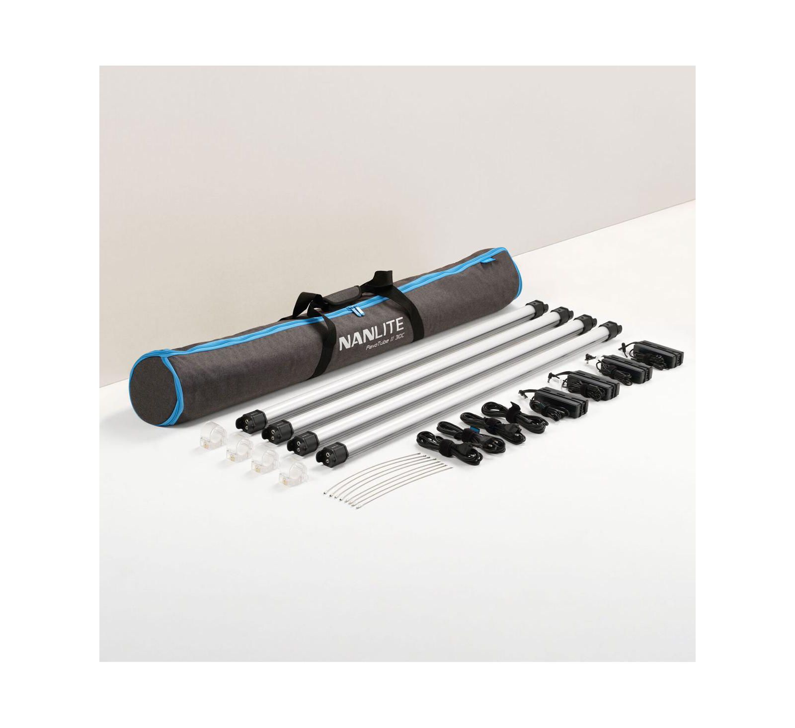 Nanlite PavoTube II 30C Wireless RGBWW LED 4-Light Kit