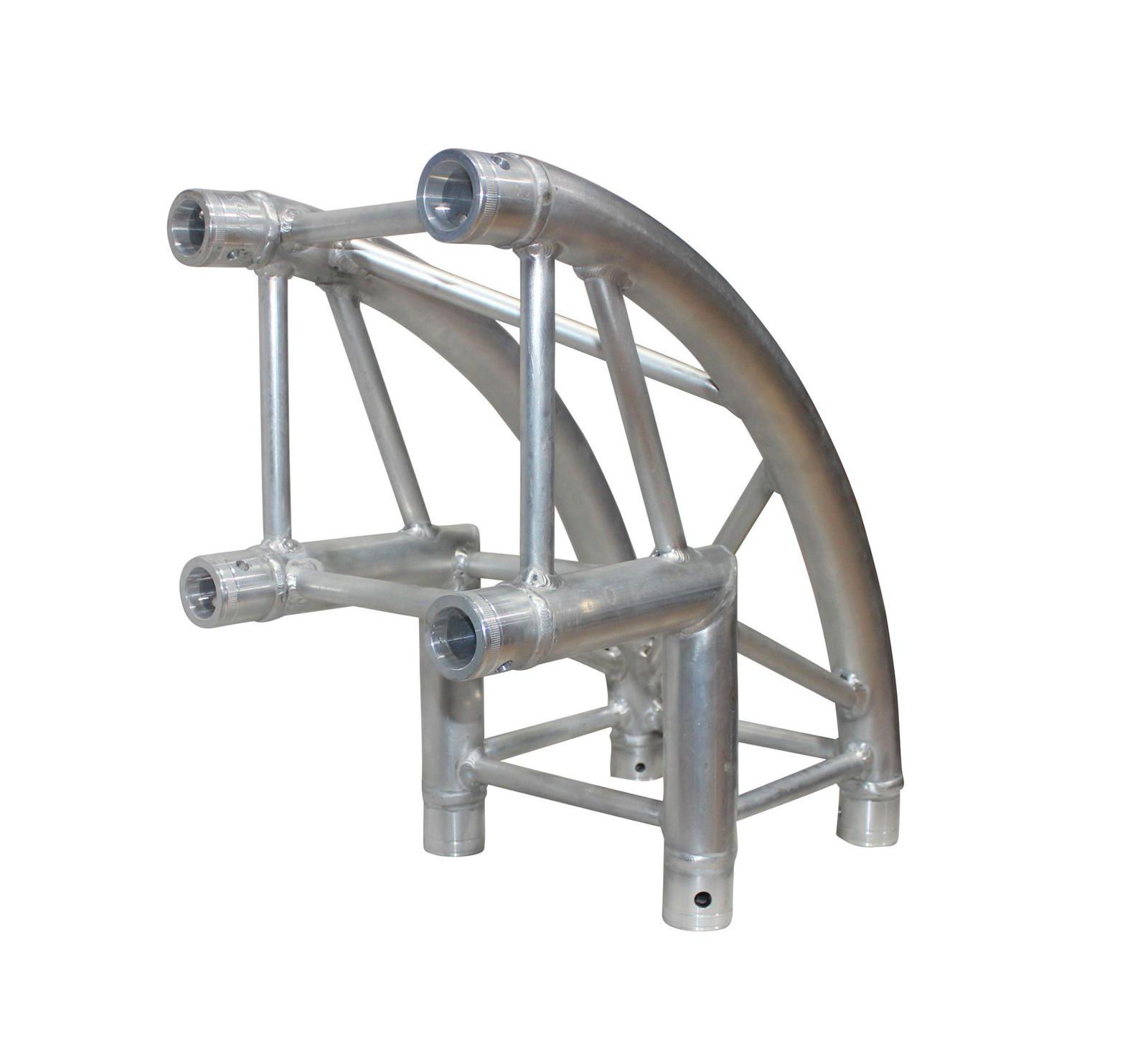 ProX XT-SQ164 1.64' 2-Way 90 Degree Round Square Truss Corner