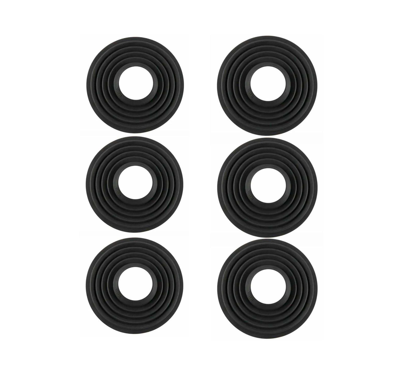 Набор силиконовых блендов Haida: 3 шт. для линз 50-70mm и 2 шт. для линз 70-90mm, черный