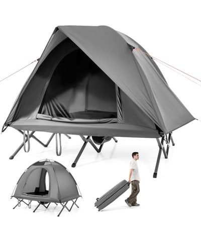 Slickblue Foldable 2 Person Camping Cot Tent Off Ground Combo Adults