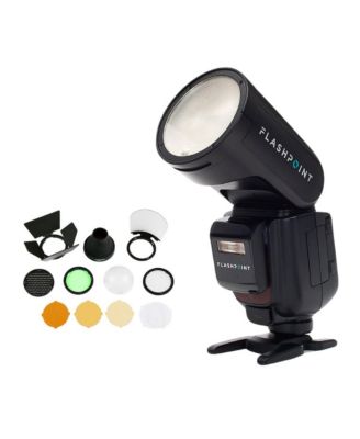 Flashpoint Zoom Li-on X PRO R2 TTL Round Flash for Fuji, with AK-R1 Acc Kit