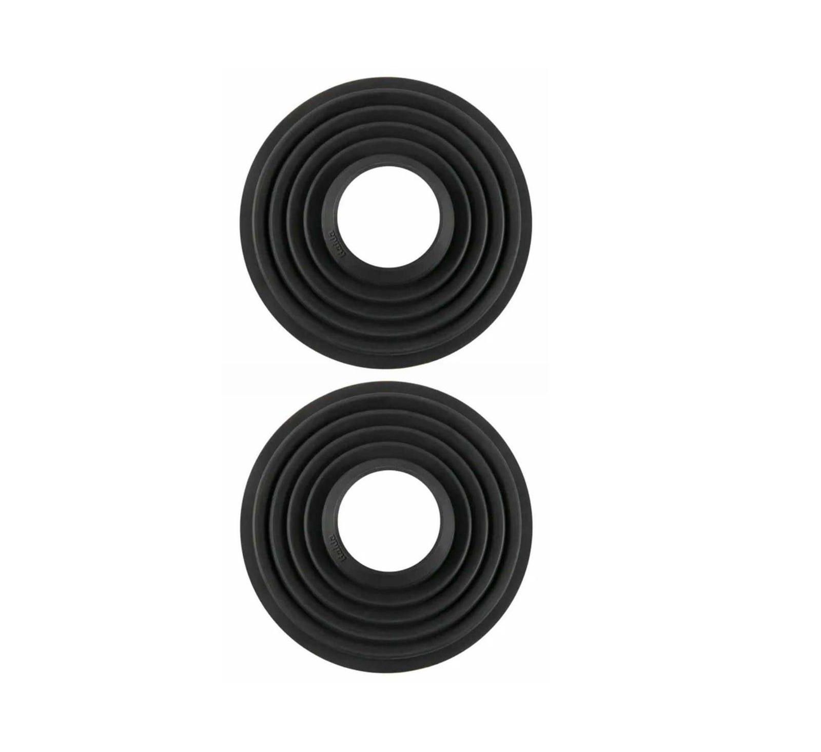 Haida Silicone Lens Hood for 70 to 90mm Diameter Lens, Black, 2-Pack