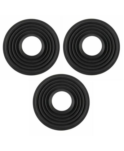 Haida Silicone Collapsible Lens Hoods for 70-90mm Lenses, 3-Pack