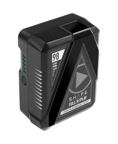 Shape Full Play Rechargeable Lithium-Ion V-Mount Battery for Broadcast Video Cameras
