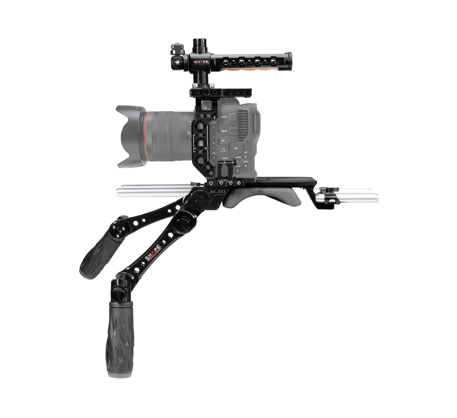 Shape Baseplate and Camera Cage with Handles for Canon C70