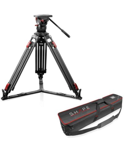 Shape Pro видеоштатив из углеродного волокна с 3 секциями и жидкостной головкой, 33 lbs