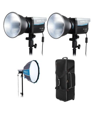 Комплект освещения Nanlite FC-120C 120W Full-Color RGBW LED 2-Light Kit с софтбоксом Rapid 60 и кейсом CB-06