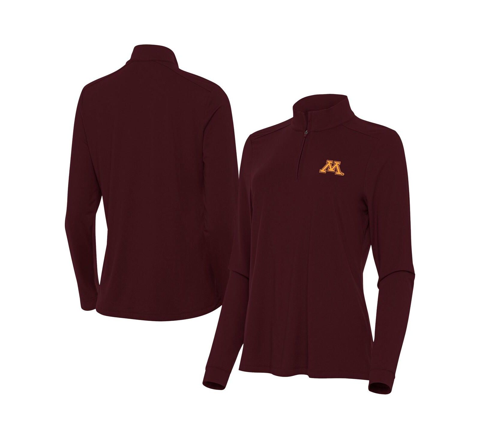 Antigua куртка на молнии Intent, женская, Maroon Minnesota Golden Gophers