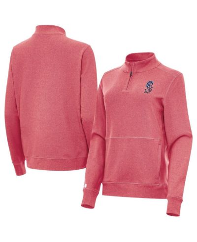 Женская толстовка Antigua Seattle Mariners Crush Stars and Stripes Logo Quarter-Zip