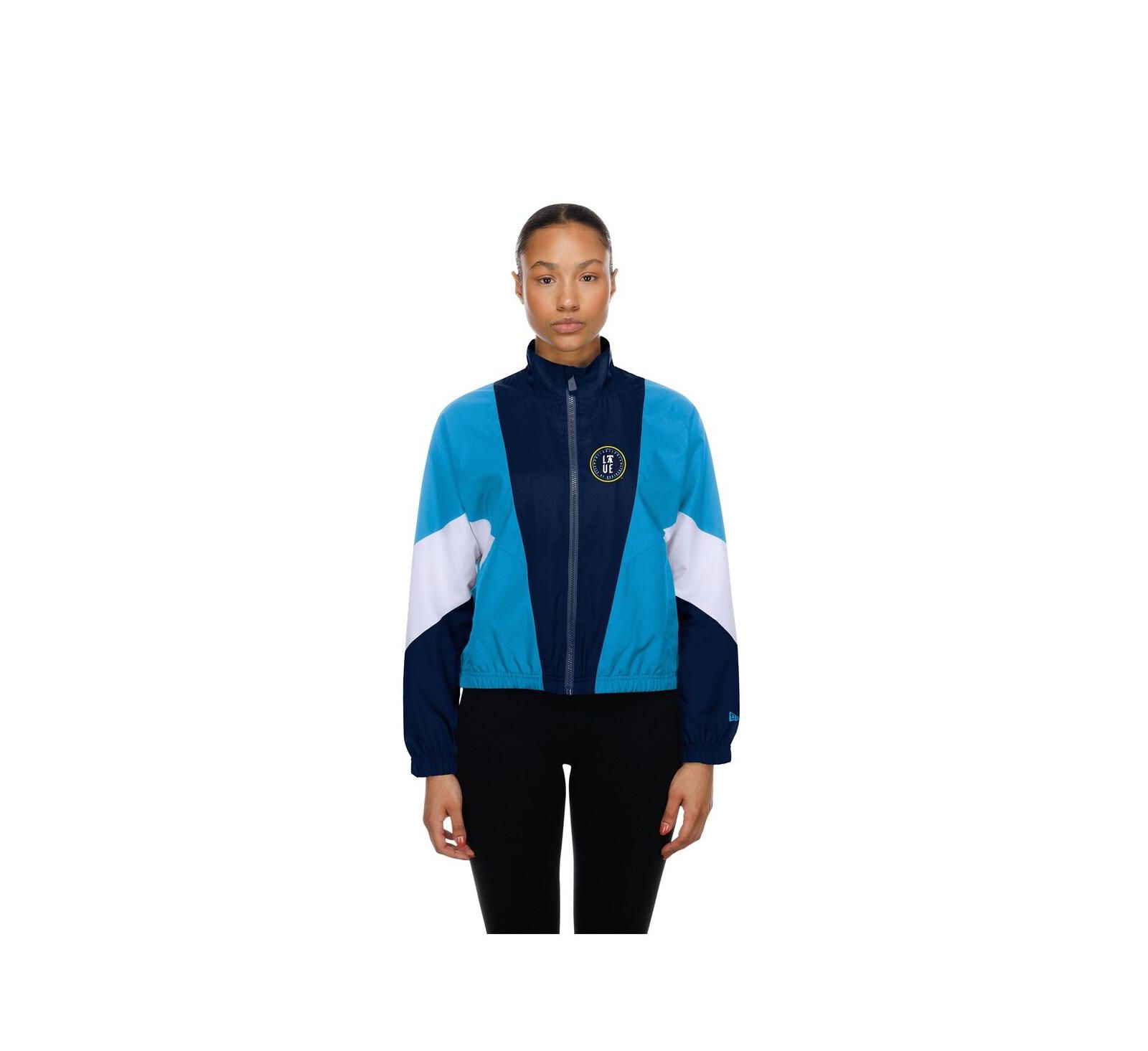 New Era Женский Navy/Light Blue Philadelphia Phillies Leisure City Connect Full-Zip Windbreaker Jacket