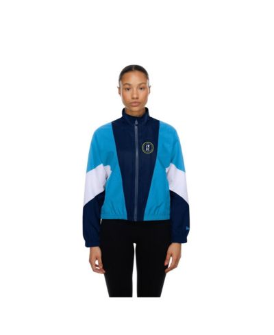 New Era Женский Navy/Light Blue Philadelphia Phillies Leisure City Connect Full-Zip Windbreaker Jacket