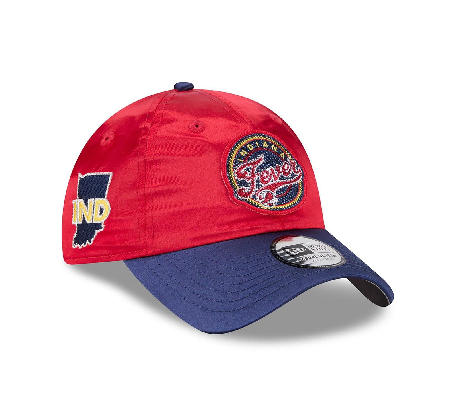 New Era Men's and Women's Red/Navy Indiana Fever 2026 WNBA Draft Casual Classic Adjustable Hat