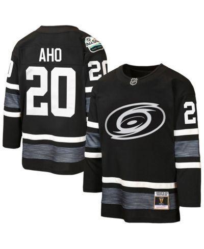 Mitchell & Ness джерси Sebastian Aho Black Carolina Hurricanes 2019 All-Star Game Power Play для мальчиков и девочек