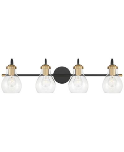 Possini Euro Design настенный светильник для ванной Possini Euro Brade Brass, 4 лампы