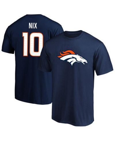 Fanatics Men's Bo Nix Navy Denver Broncos Big & Tall Player Name & Number T-Shirt
