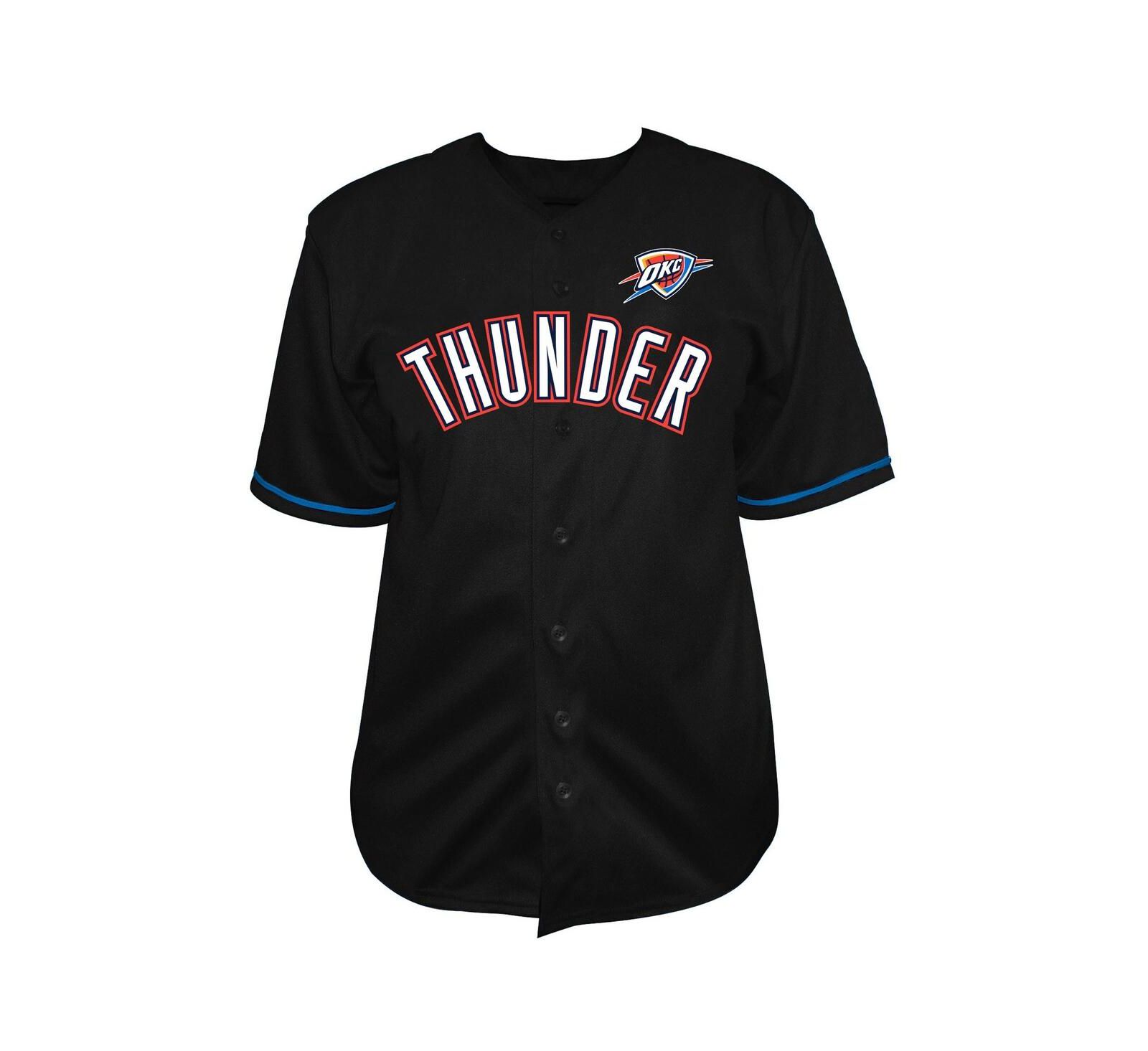 Fanatics Мужская джерси Oklahoma City Thunder, полный крой, черная