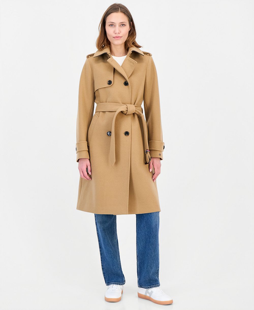 Tommy Hilfiger Women's Double-Breasted Trench Coat