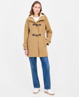 Женское пальто Tommy Hilfiger с капюшоном и меховой подкладкой