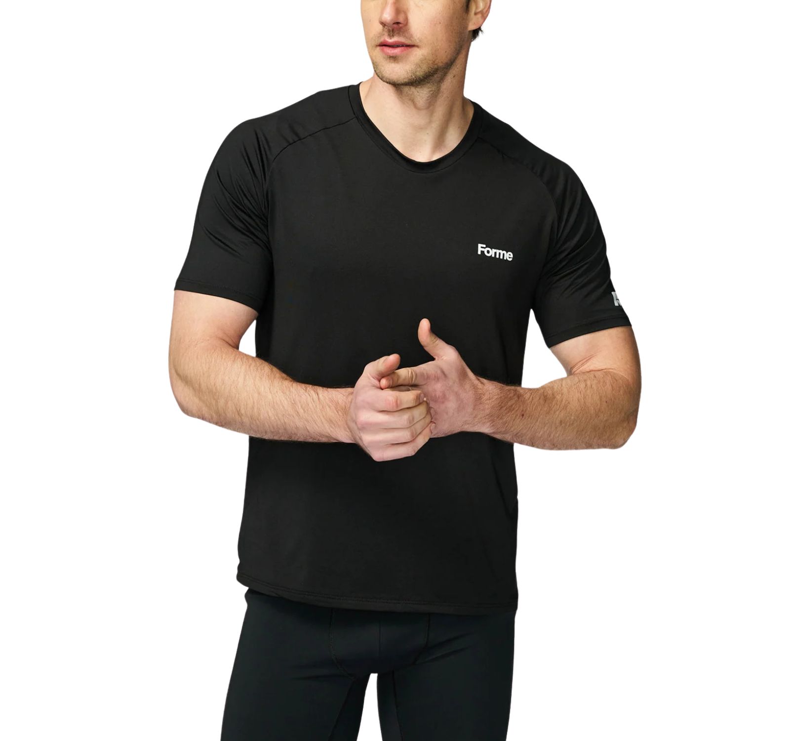 Forme Men's Recovery Tee for Posture and Back Support