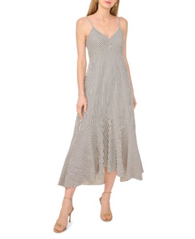 Vince Camuto Women's Sleeveless V-Neck High-Low Dress