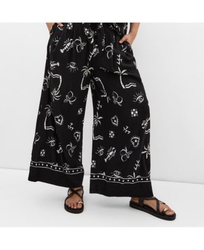 Женские брюки CITY CHIC Resort Border Print