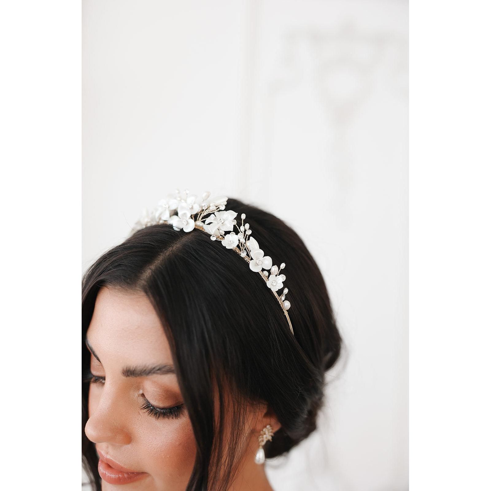 Тиара Untamed Petals Josephine Crystal