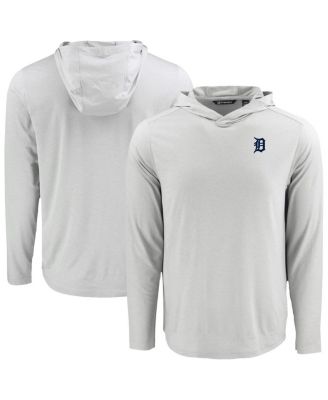 Мужская футболка Cutter & Buck Detroit Tigers Coastline Epic Comfort Eco Hoodie Long Sleeve