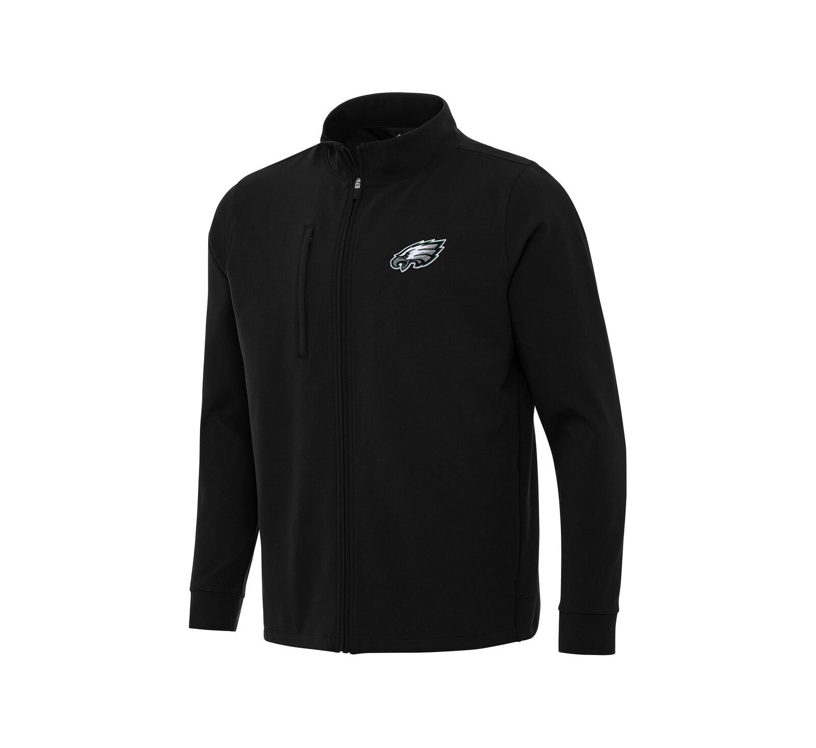 Мужская куртка Antigua Black Philadelphia Eagles Regard Full-Zip