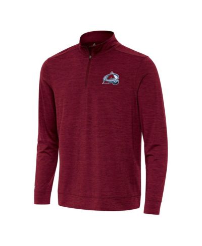 Antigua Men's Burgundy Colorado Avalanche Bright Quarter-Zip