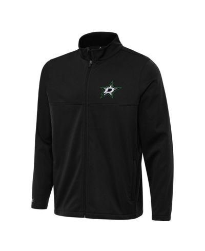 Мужская ветровка Antigua Black Dallas Stars Links 2 Full-Zip