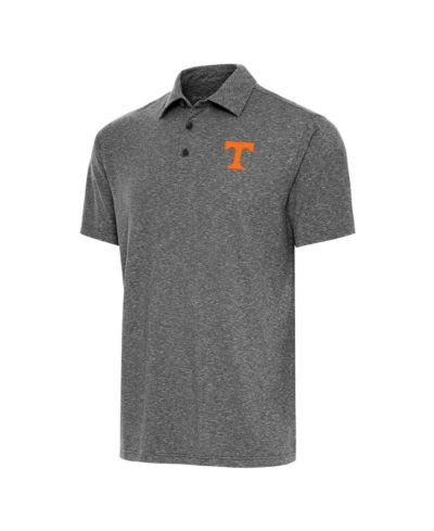 Antigua Мужская поло рубашка Big & Tall Tennessee Volunteers Heather Black Par 3