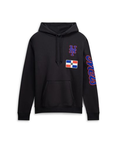 New Era Men's Black New York Mets Dominican Republic Country Flag Hoodie