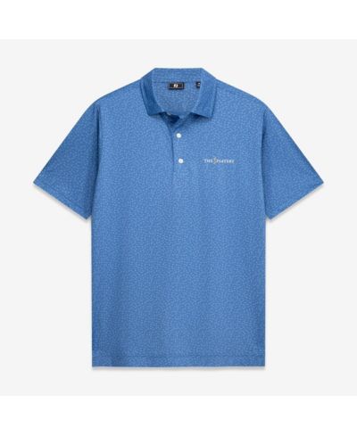 Мужская рубашка FootJoy Blue THE PLAYERS All Over Print ProDry Polo Shirt