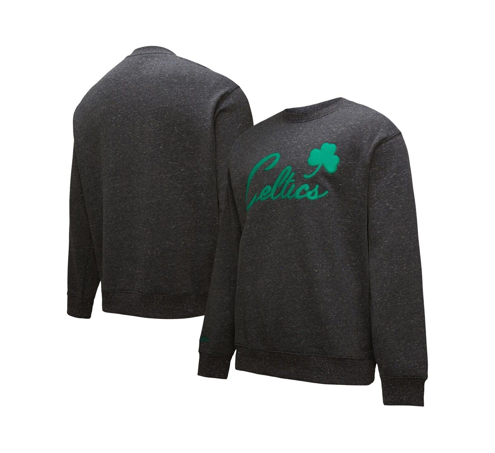 Мужское свитшот Mitchell & Ness Boston Celtics Blackout Collection