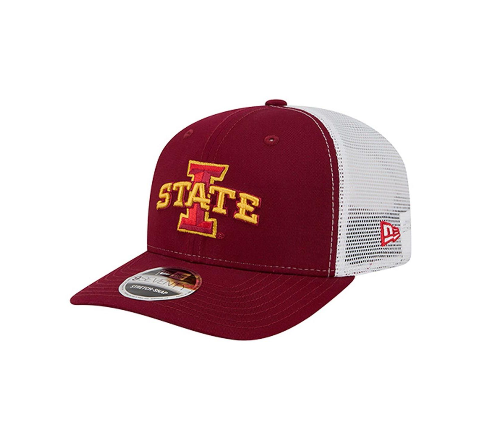 New Era Men's Cardinal Iowa State Cyclones Team 9SEVENTY COOLERA Trucker Adjustable Hat