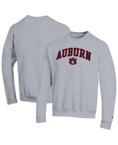 Мужское свитшот-пуловер Champion Heather Gray Auburn Tigers Arch Over Logo