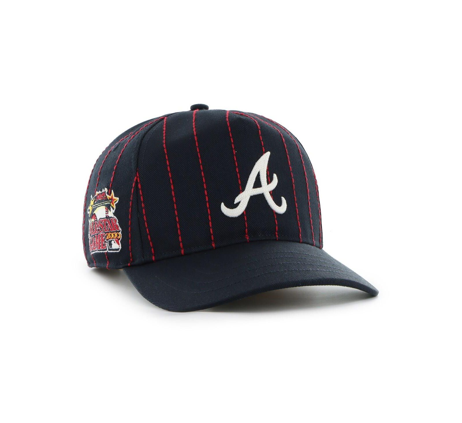 Мужская кепка '47 Brand x Rawlings Atlanta Braves Pinstripe Hitch