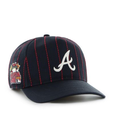 Мужская кепка '47 Brand x Rawlings Atlanta Braves Pinstripe Hitch